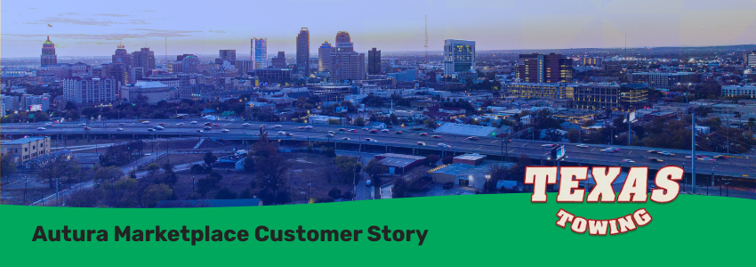 Texas Towing Case Study Feature Image of San Antonio Texas Skyline