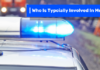 Municipal tow jobs roles and responsibilities post featuring police car with tow scene in background
