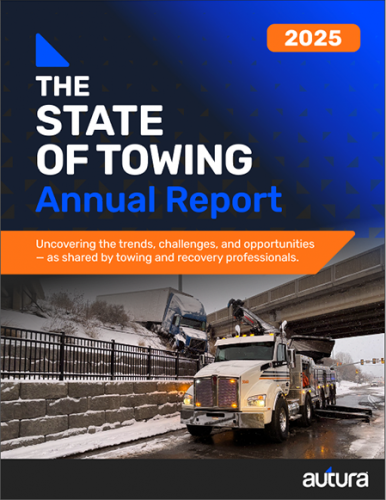 Autura’s 2025 State of Towing Annual Report Cover of Autura's 2025 State of Towing Annual Report
